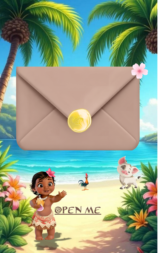 Moana Birthday Invitations
