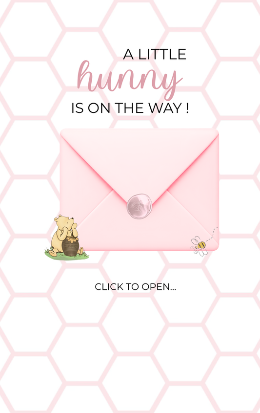 Winnie the Pooh Baby Shower Invitation| Baby Girls