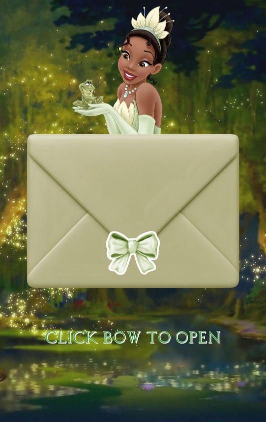 Princess & The Frog Birthday Invitation