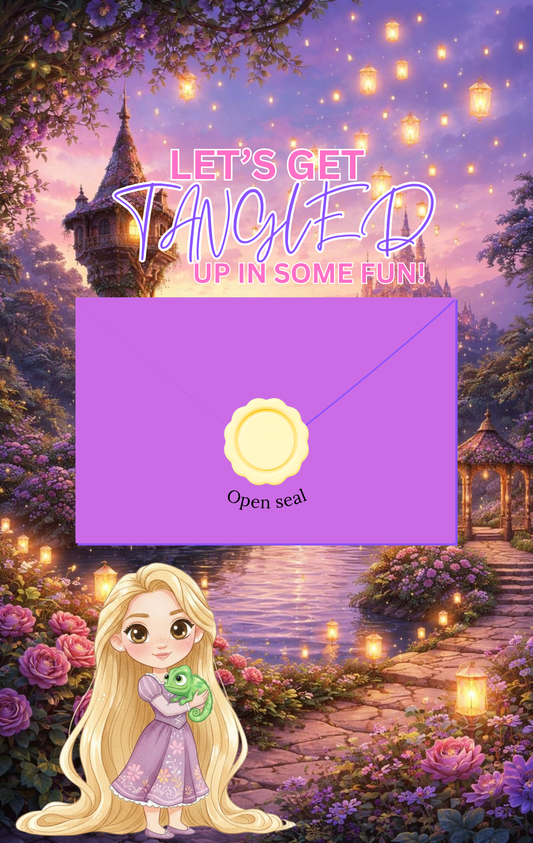 Tangled Birthday Invitation